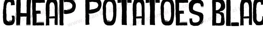 Cheap Potatoes Blackttf字体转换